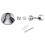 Universal Movable Shower , Hand-Held Shower Bracket, Wall Bracket, Shower  Bracket, Adjustable 5