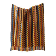 Boho Stickade SläNgfiltar, Supermjuka, Mysiga Soffa, Dekorativa Sofffiltar, SäNg, Soffa, SläNgfilt Utomhus 130X220Cm