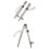 100mm Winged Gauge Spacing Gauge Compass Woodworking Scriber Steel   Device Can Be Adjusted 4