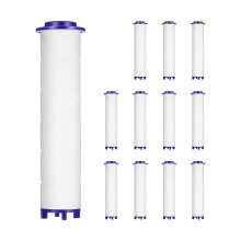 Cartucho de Filtro para Cabezal de Ducha de 3,7 Pulgadas, Juego de 12 Cartuchos de Filtro de Repuesto para HéLice Desmontable