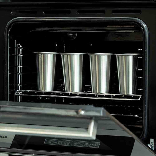 Premium Stainless Steel Cups 16 Oz Pint Cup Tumbler (8 Pack) - Stackable Durable Cup 1