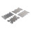 4Pcs Screw Cutting Gauge Machining Threads Angle Gauges Stainless Steel Measuring Tool Gauging Tools 1