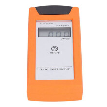 Portable UVA Meter, Silica Gel Material 0‑1999 μW/cm² 3.5-Bit LCD UVA Solar Lamp Tester for Reptile