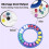 8PCS Silicone Bobbin Ring Savers Round Bobbin Ring Holders para Metal e Sewing Tool Storage Ring Organizers 3