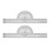 2 Pcs Plotter Plotting Tool Aviation Plotter WAC Charts Air Navigation Plotter  Accessories for Pilots Navigation 1