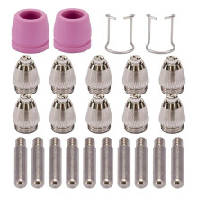 24PCS SG-55 AG-60 WSD-60 Plasma Cutter Cutting Torch Tip Nozzles Consumables Kit