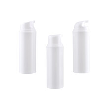 6Stk Kunststoff Kosmetik Sub-Flaschen Weiß Lotion Behälter