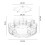 Cosmetics Storage Box Lipstick Organization Transparent Cosmetics Desktop Storage Box Makeup Organizer 8