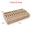 Leather Tools 98-Hole Slotted Beech Tool Rack Leather Leather Carving Punch Diamond Cut Storage Tools DIY Tools 5