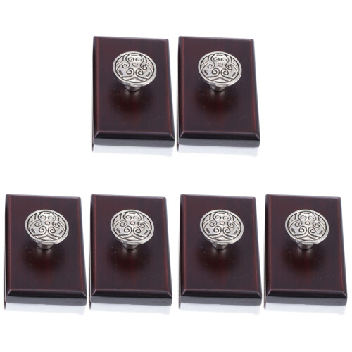 6Ud Blotters Madera Marrón De Estilo Retro Para Secado De Tinta 1
