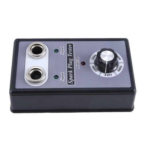 Adjustable Dual Hole Sparking Plug Tester Spark Tester Diagnostic Tool for Car Motorcycle Ignition Coil Checker Spark 2