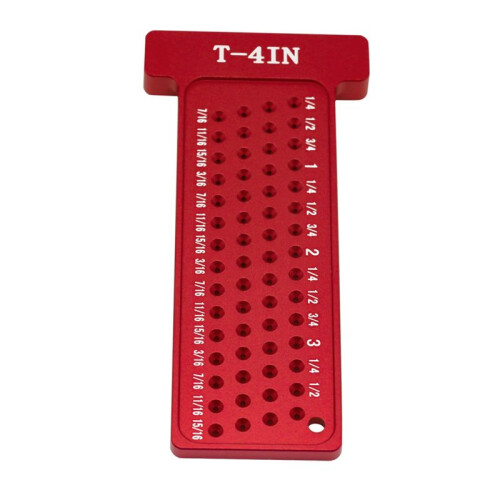 2Pcs Woodworking Square Kit - 3D Multi-Angle Carpentry Square Protractor and T-Square Hole Scribe Ruler-Metric 1