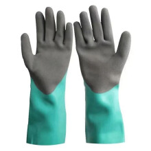 Reusable Heavy Duty Safety Work Gloves, Acid,Labor Protection Wear-Resistant,Anti-Skid and Anti Cutting Rubber Gloves