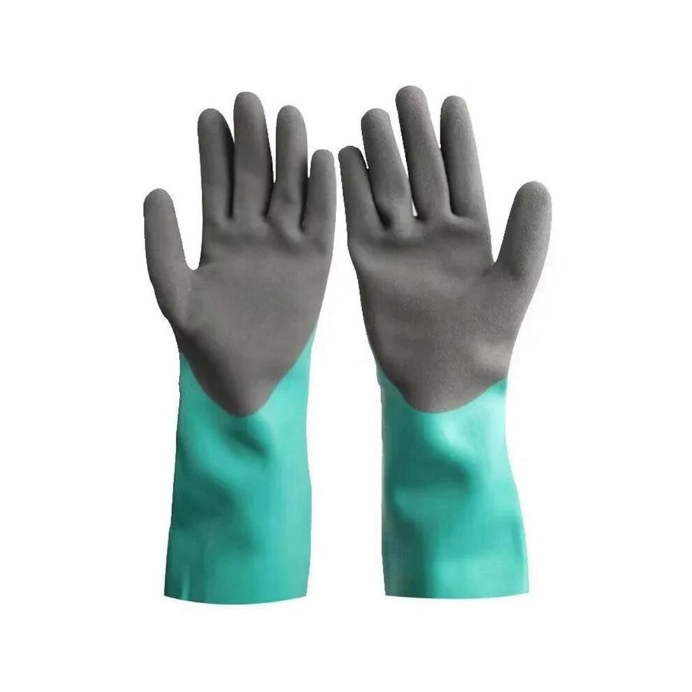 Reusable Heavy Duty Safety Work Gloves, Acid,Labor Protection Wear-Resistant,Anti-Skid And Anti Cutting Rubber Gloves 6032447341839