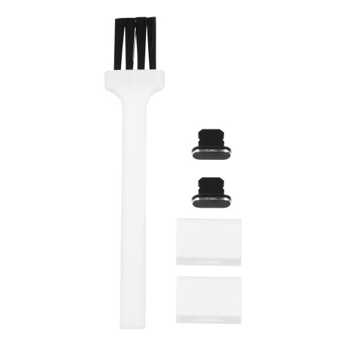 5Sets Ladestation Schutzkappen Schwarz, Langlebiger Handy Plug Stopper 1