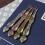 Vintage Thread Cutter Seam Ripper Unpicker -Stitch Sewing Handle Needlework Thread Remover Gold 4