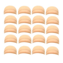 HD Wig Cap Stocking Cap Transparent Wig Cap Thin Nylon Cap Multifunctional Convenient  Covers,Skin Color 20 Pcs