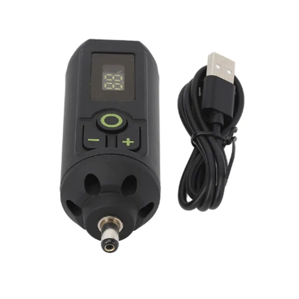 Exogio Wireless Tattoo Machine Battery Type C Alloy Digital Lcd Pen Tattoo Machine Power Supply For Beauty Salon()