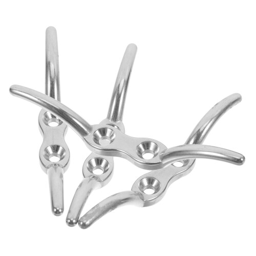 12Ud Soporte Para Acero Inoxidable Plata