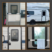RV-Hordeurgreep RV-Deurgreepgreep voor Reisaanhangwagen, Verstelbaar van 21-5/8 Inch Tot 28-5/8 Inch