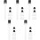 5Sets Ladestation Schutzkappen Schwarz, Langlebiger Handy Plug Stopper 4