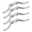 12Ud Soporte Para Acero Inoxidable Plata 3