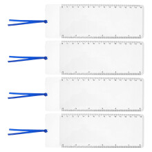 4Pcs Marcapáginas Lupa 3X Con 6 Pulgadas Para Lectura Ancianos