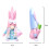Easter Gnome Bunny - 2Pcs Handmade Swedish Tomte Plush Rabbits with Easter Egg and Carrot, Suitable As Easter Decoration 6