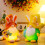 Cute Easter Gnome Gift, LED Light  Gnome Lamp with Hat, Gnome Indoor Decorations for Home Yellow 4