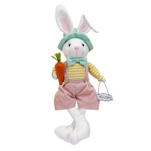 Osterhasen-Dekorationen, Osterzwerge, Osterdekoration, Handgefertigte Schwedische Tomte-Puppe, Frühlingsdekorationen für die Inneneinrichtung, A