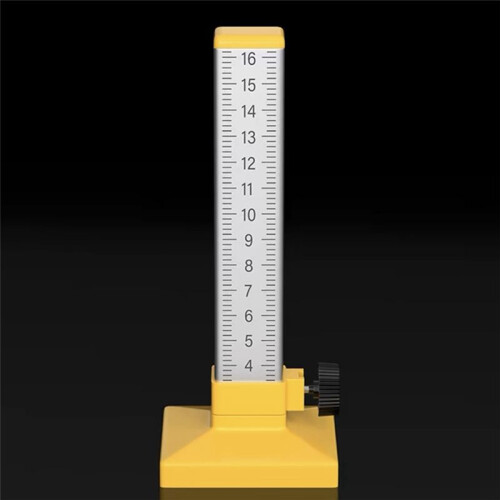 2PC Woodworking Equal Height Ruler Positioning Horizontal Elevation Ruler Double-Sided Scale Ceramic Tile Special Tool B 2