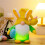 Cute Easter Gnome Gift, LED Light  Gnome Lamp with Hat, Gnome Indoor Decorations for Home Yellow 5