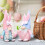 Easter Gnome Bunny - 2Pcs Handmade Swedish Tomte Plush Rabbits with Easter Egg and Carrot, Suitable As Easter Decoration 4