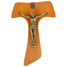 5Pcs Decorative Wood Cross Wall Ornament Perfect for Prayer and Decor