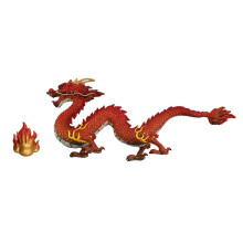 Statue de Dragon Statue de Dragon Chinois 2024 Nouvel An Du Dragon Cadeau Animaux Figure Sculpture Du Zodiaque Chanceux Chinois,D
