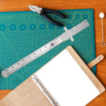 3-Pack Stainless Steel Ruler 15cm Metal Metric Ruler Set, Machinist'S Precision Millimeter Ruler, Measuring Tools