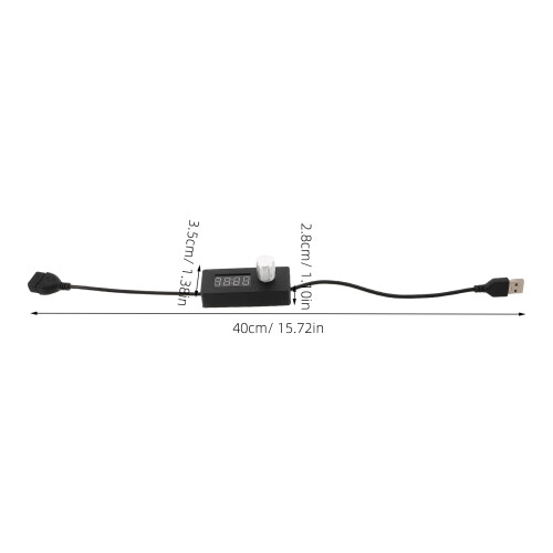 Câble Minuterie 24H Pour Aquarium LED Noir USB 2