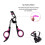 Eyelash Curler with 3Pcs Replacement Pads Eyelash Curler Portable Definition False Eyelash Curler Tools 4