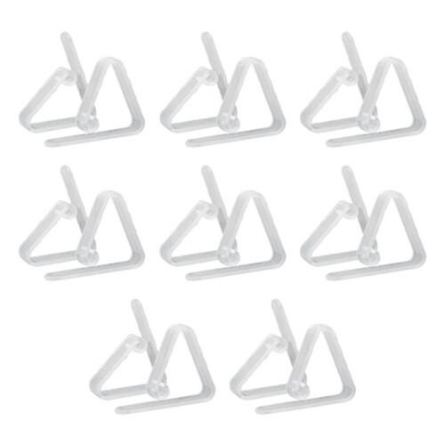 16 Pack Clear Plastic Tablecloth Clips, Transparent Plastic Table Cover Clamps, Picnic Tablecloth Holders