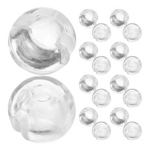 72Ud Accesorios Transparentes Para Persianas Con Topes De Pom