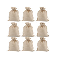 45Ud Bolsa Beige Para Dulces Y Navideños De Lino