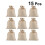 45Ud Bolsa Beige Para Dulces Y Navideños De Lino 10