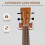 1Ud Soporte Madera ABS Para Violín Viola Ukelele Con Gancho Automático 10