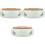 3 Pcs Ceramic Teapot Warmer Heating Base For Home Office 4