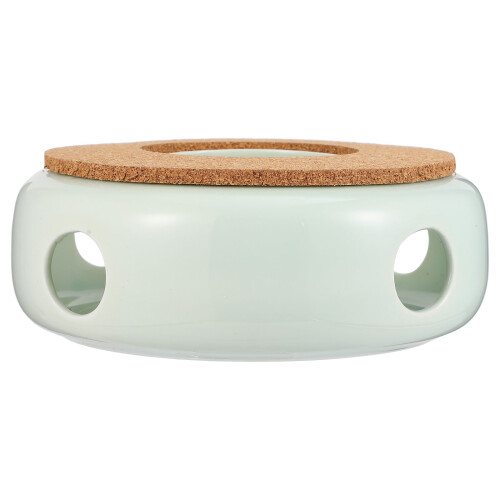 3 Pcs Ceramic Teapot Warmer Heating Base For Home Office 1