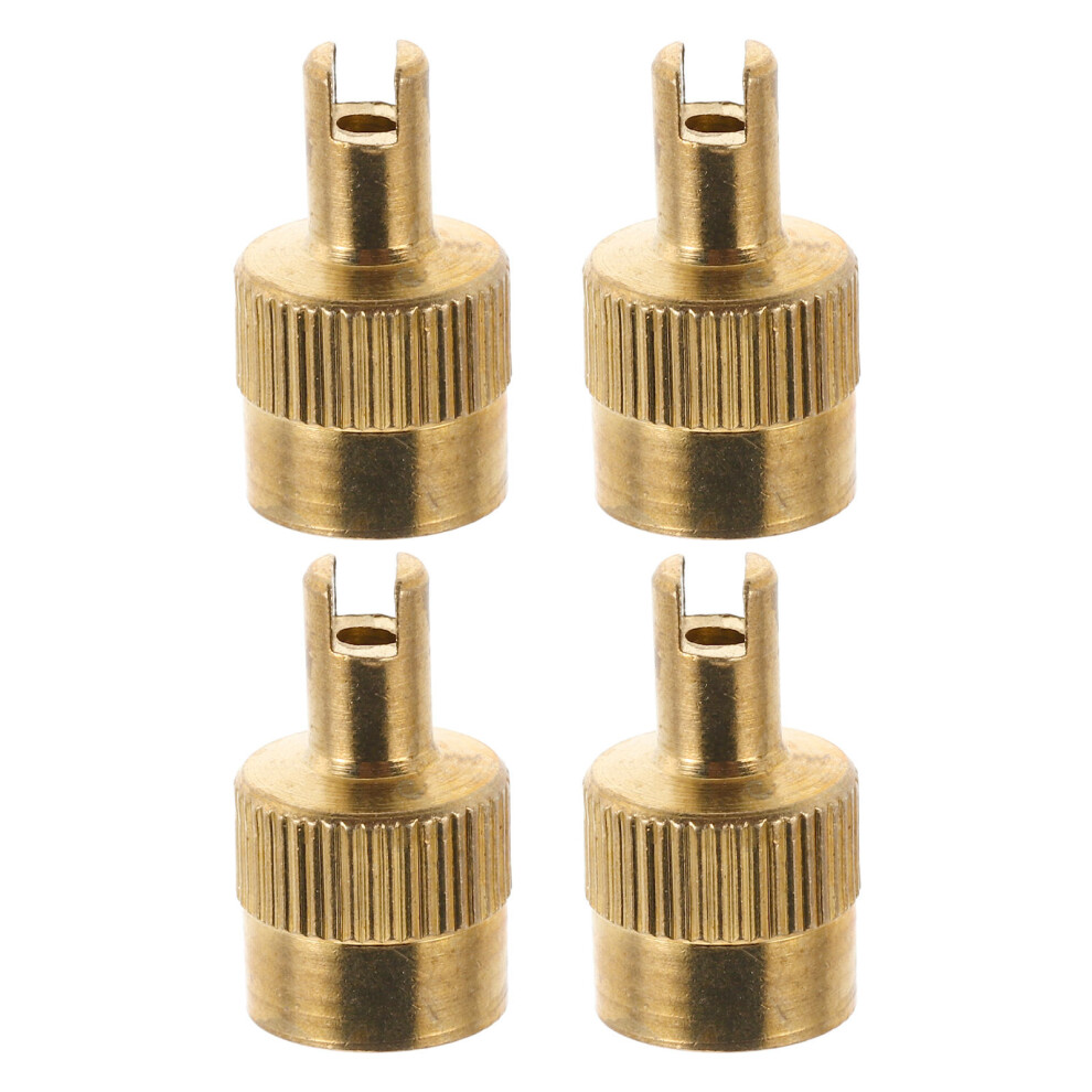 20Pcs Metal Tire Valve Caps For Motorcycle Durable Stem Covers Golden 3592565767612