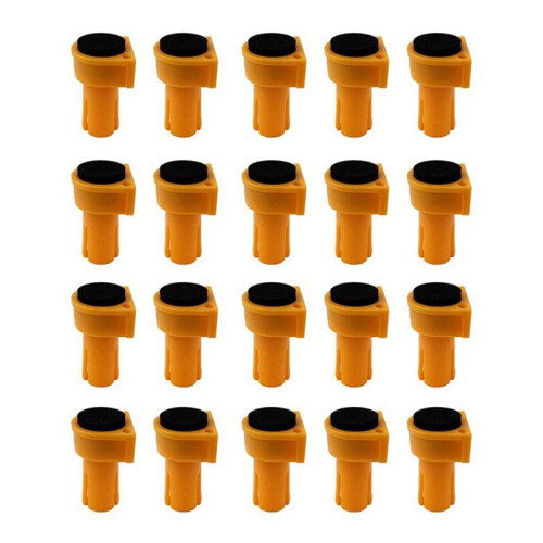 20Pcs Bench Dogs,Woodworking Table Stop with Non-Slip Pad Multipurpose Woodworking Accessories for Workbench 19mm