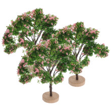 6 Pcs Train Scenery Landscape Trees Miniature Architecture Diy