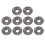 Industrial Black Threaded Floor and Wall Mounted Flanges 1