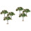6 Pcs Train Scenery Landscape Trees Miniature Architecture Diy 5